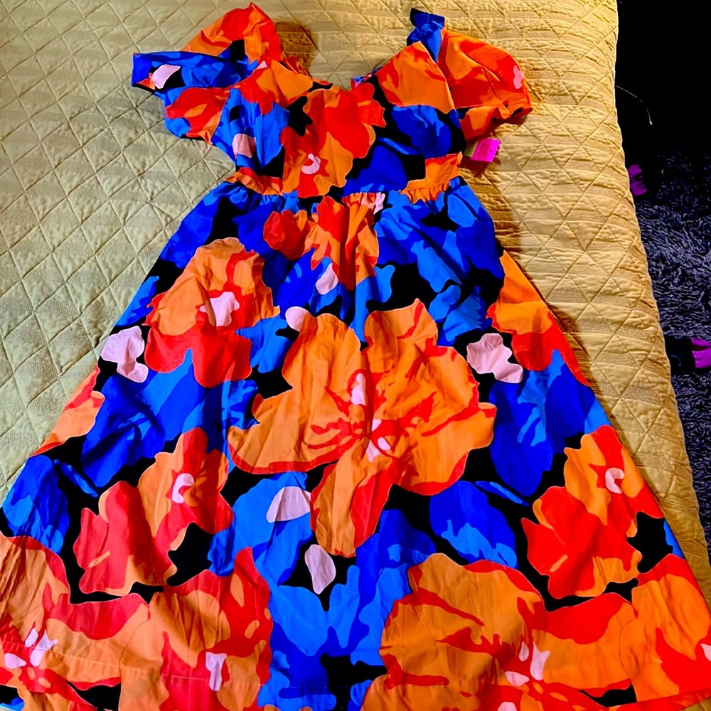 Tabitha Brown from Target multicolored sundress